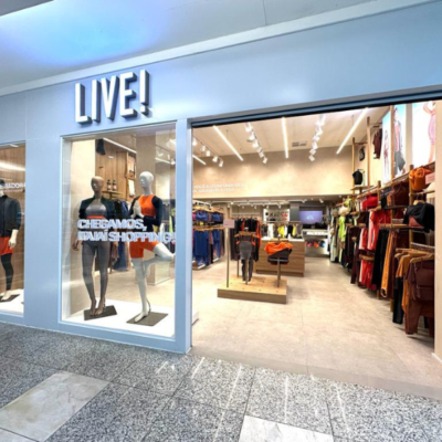 Chegada da Live! reforça mix do segmento fitness e esportivo no Itajaí Shopping