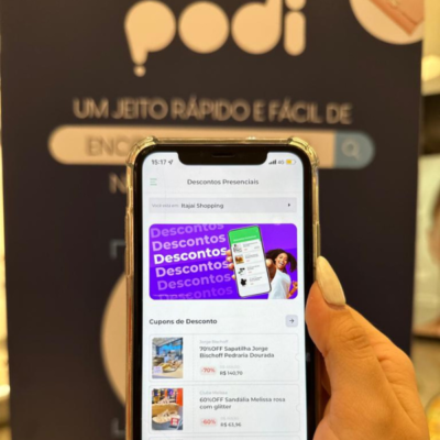 Aplicativo Podi traz promoções de marcas nacionais e internacionais do Itajaí Shopping reunidas em só lugar