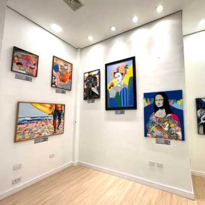 Artista catarinense expõe obras que retratam os múltiplos sentimentos no Itajaí Shopping