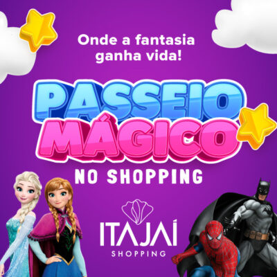 Passeio Mágico no Itajaí Shopping: Elsa e Anna chegam para uma experiência inesquecível!