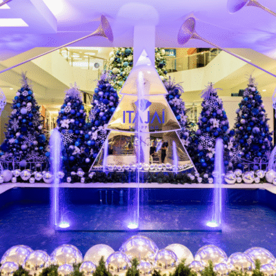 Decoração inédita transforma o Itajaí Shopping em um espetáculo natalino