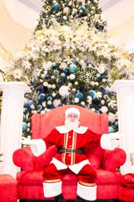 O encanto do Natal está no ar: Papai Noel espera as famílias para registros inesquecíveis