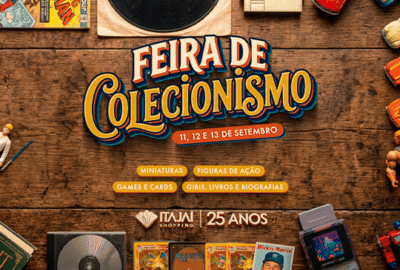 2° EDIÇÃO DA FEIRA DE COLECIONISMO | 11,12 E 13 DE SETEMBRO